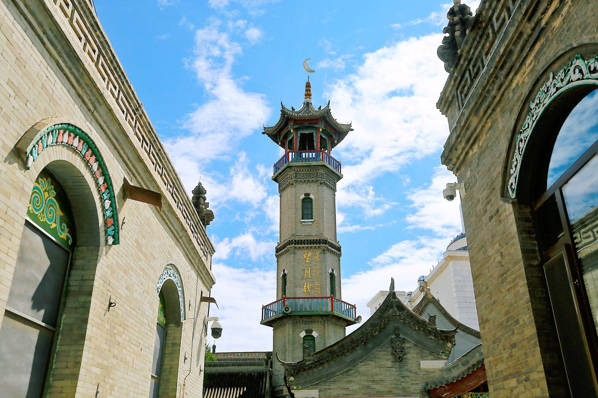 A scenic view of Huhehaote Qingzhendasi