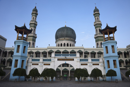 A scenic view of Huhehaote Qingzhendasi