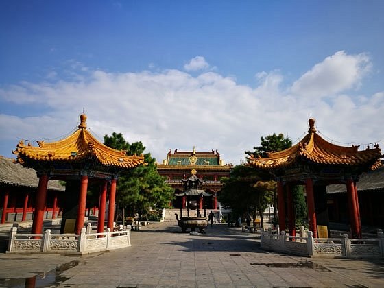 A scenic view of Huhehaote Xilituzhaojiamiao