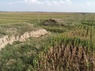 A scenic view of Huhehaote Yunzhongjungucheng