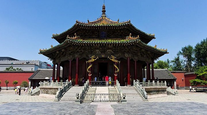 A scenic view of Huludao Baitayu Ta