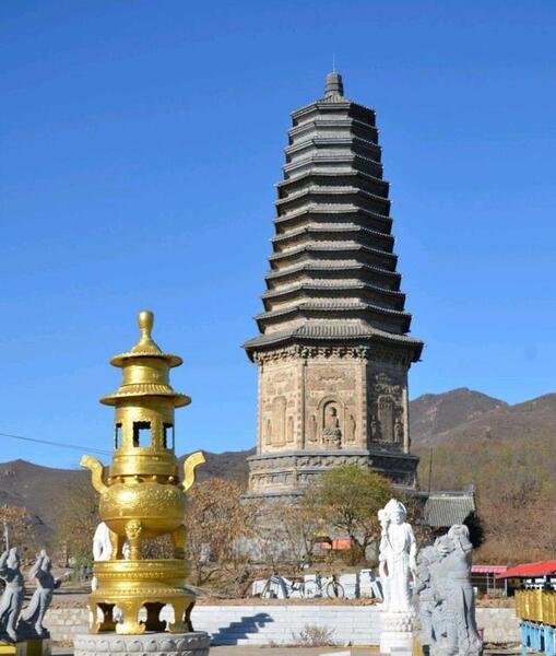 A scenic view of Huludao Baitayu Ta