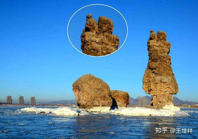 A scenic view of Huludao Jiangnvshi Yizhi