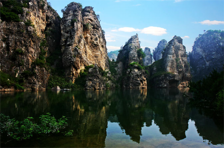 A scenic view of Huludao Moshigou Ta