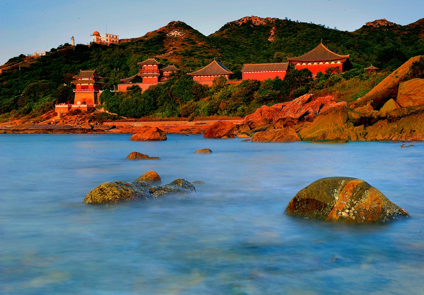 A scenic view of Huludao Taijitun Chengzhi