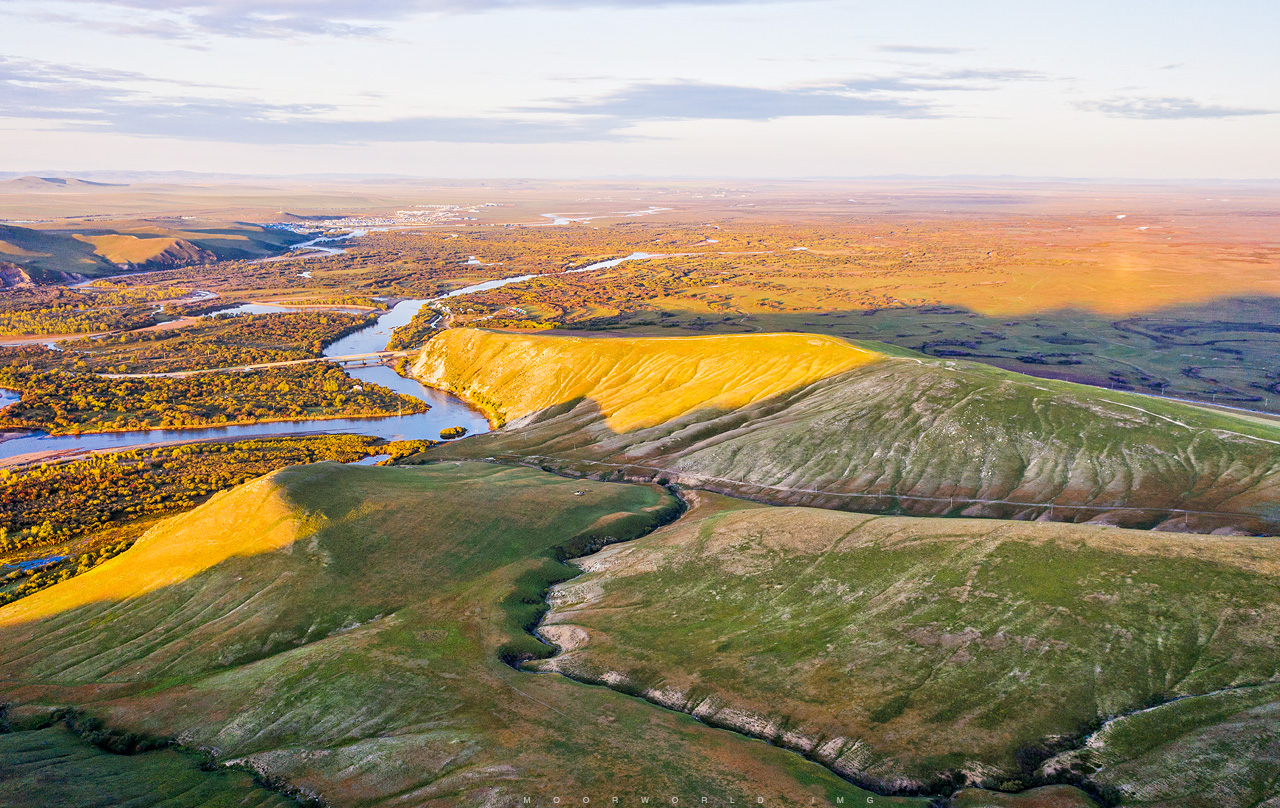 A scenic view of Hulunbuir Heishantouchengzhi