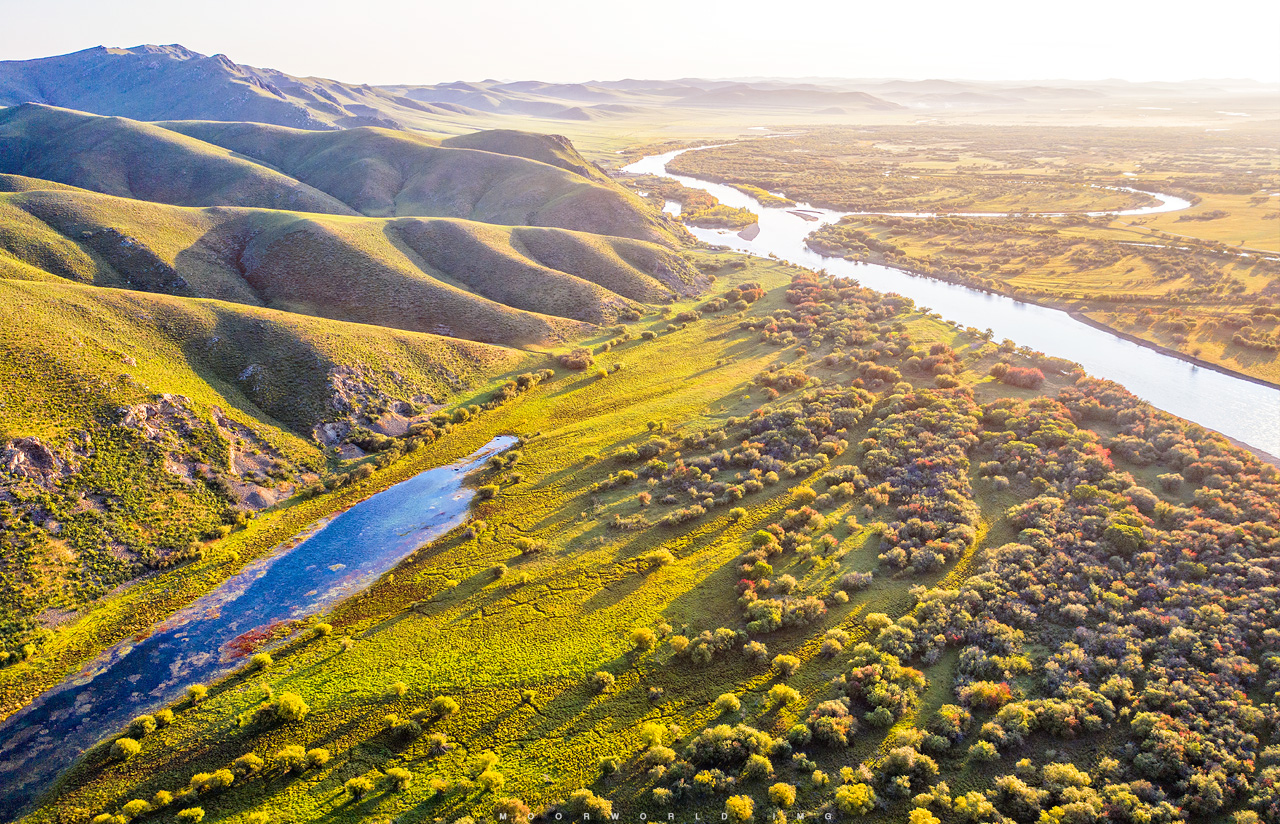 A scenic view of Hulunbuir Heishantouchengzhi