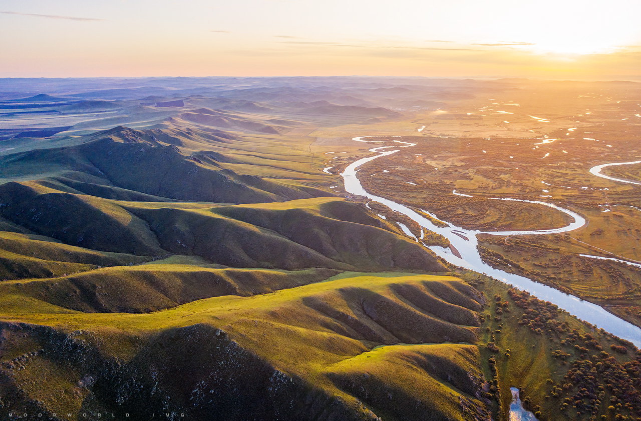 A scenic view of Hulunbuir Heishantouchengzhi