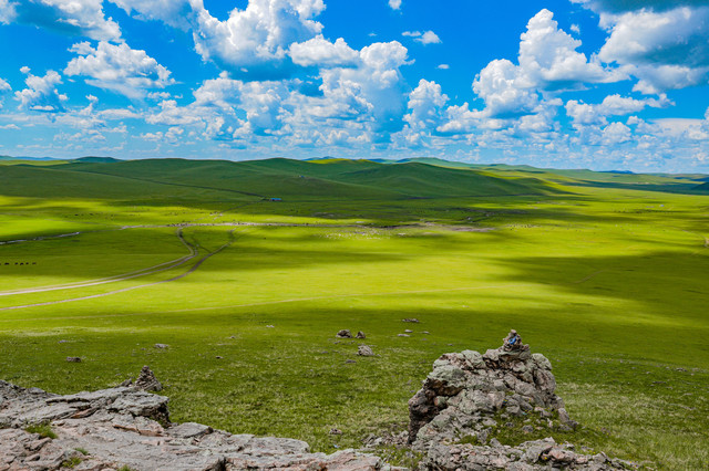 A scenic view of Hulunbuir Zhalainuoermuqun