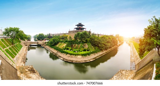 A scenic view of Huzhou Ancheng Chengqiang