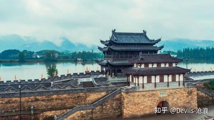 A scenic view of Huzhou Ancheng Chengqiang