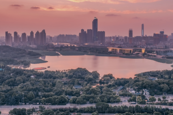 A scenic view of Huzhou Ancheng Chengqiang