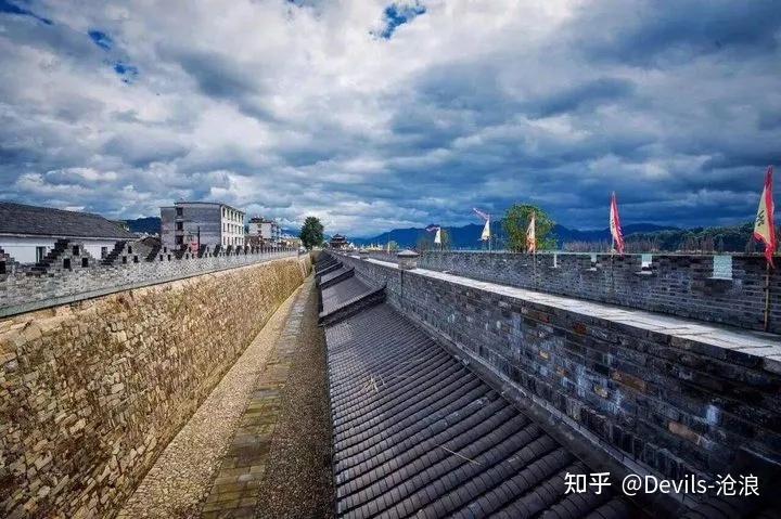 A scenic view of Huzhou Ancheng Chengqiang