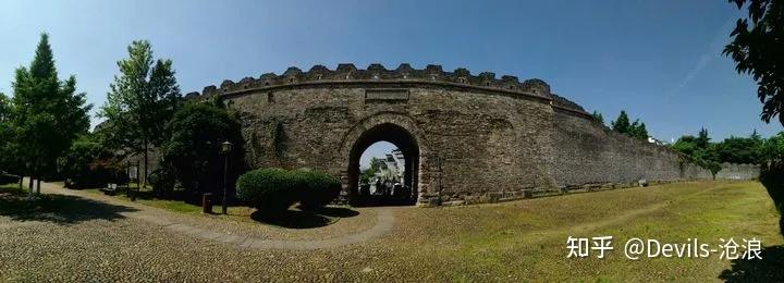 A scenic view of Huzhou Ancheng Chengqiang