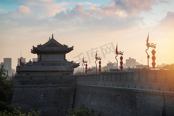 A scenic view of Huzhou Ancheng Chengqiang