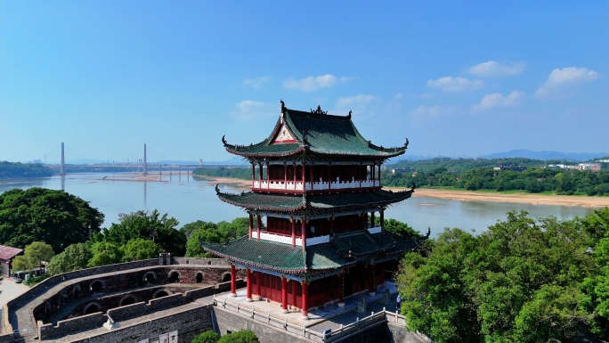 A scenic view of Huzhou Ancheng Chengqiang