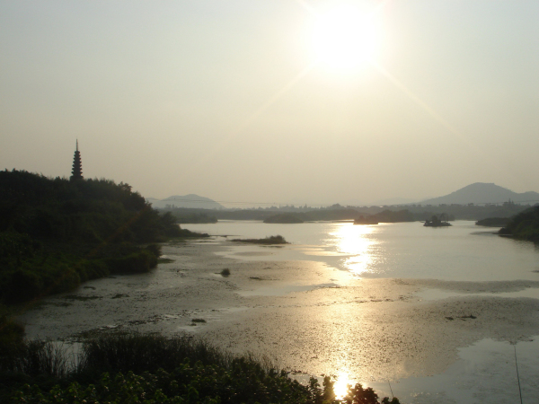 A scenic view of Huzhou Anji Yongansi Ta