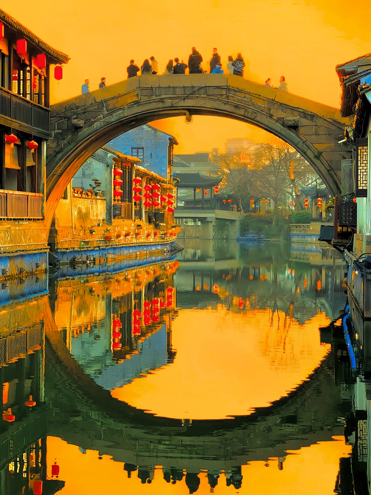 A scenic view of Huzhou Dayunhe