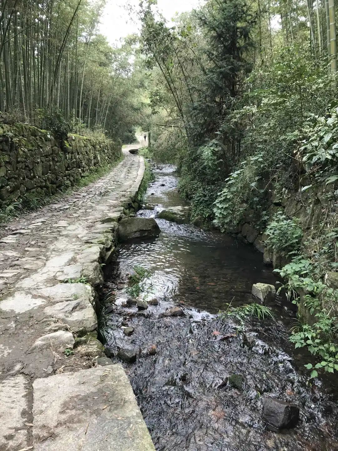 A scenic view of Huzhou Dusongguan He Guyidao