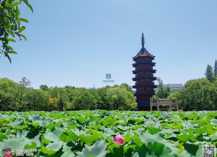 A scenic view of Huzhou Feiyingta