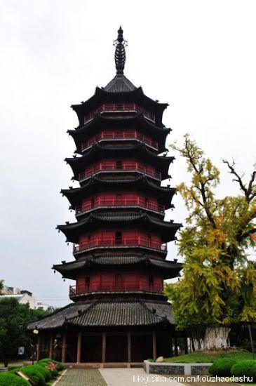 A scenic view of Huzhou Feiyingta