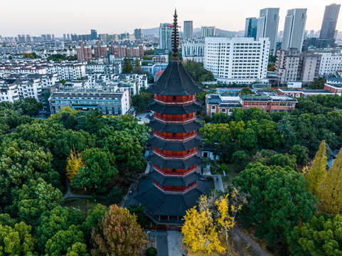 A scenic view of Huzhou Feiyingta