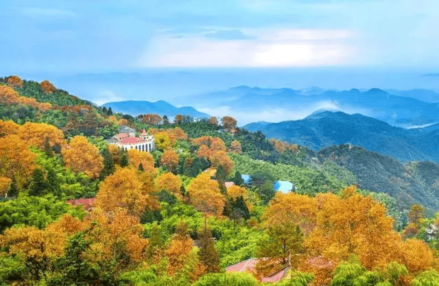 A scenic view of Huzhou Moganshan Bieshuqun