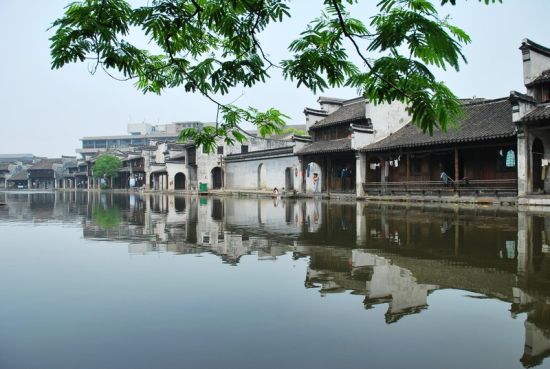 A scenic view of Huzhou Nanxun Zhangshi Jiuzhai Jianzhuqun