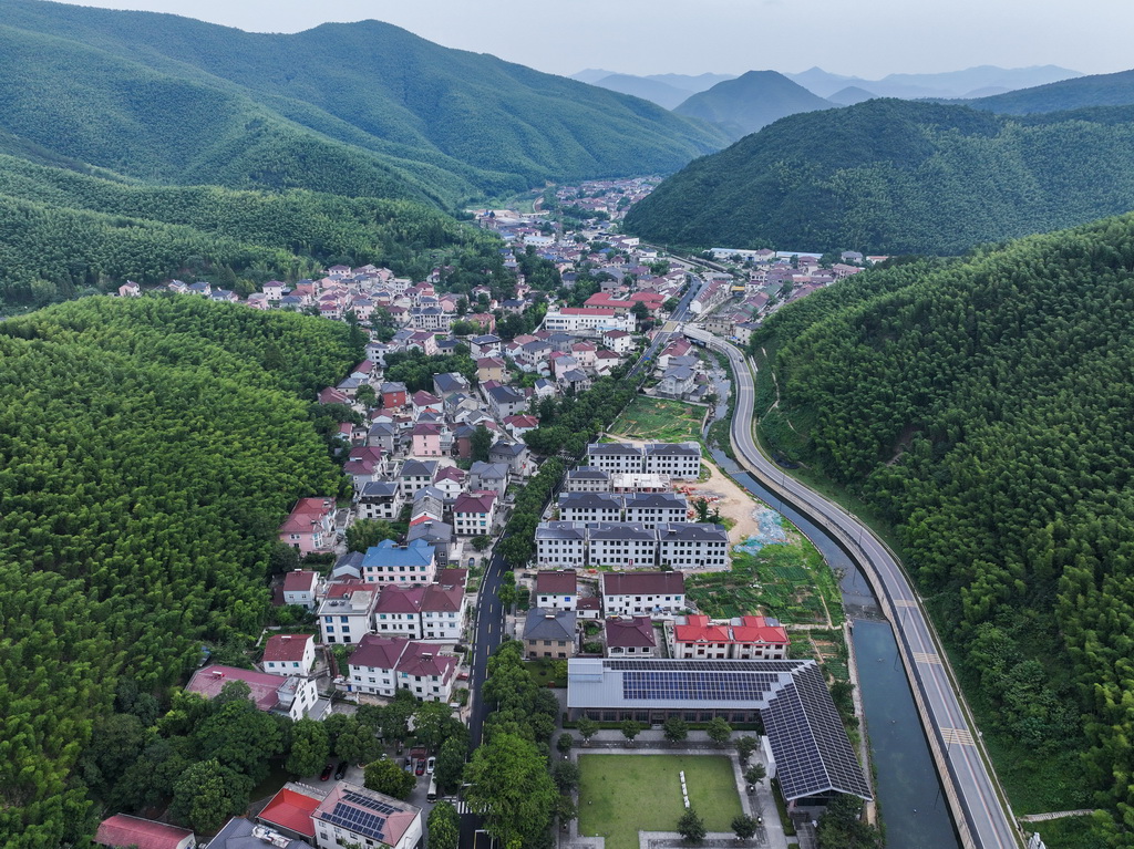 A scenic view of Huzhou Xinsijun Suzhe Junqu Jiuzhi