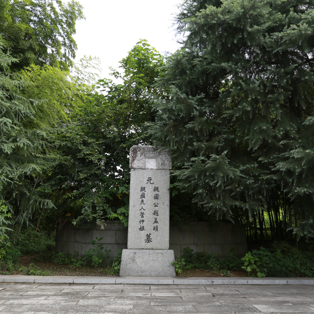 A scenic view of Huzhou Zhaomengfu Mu