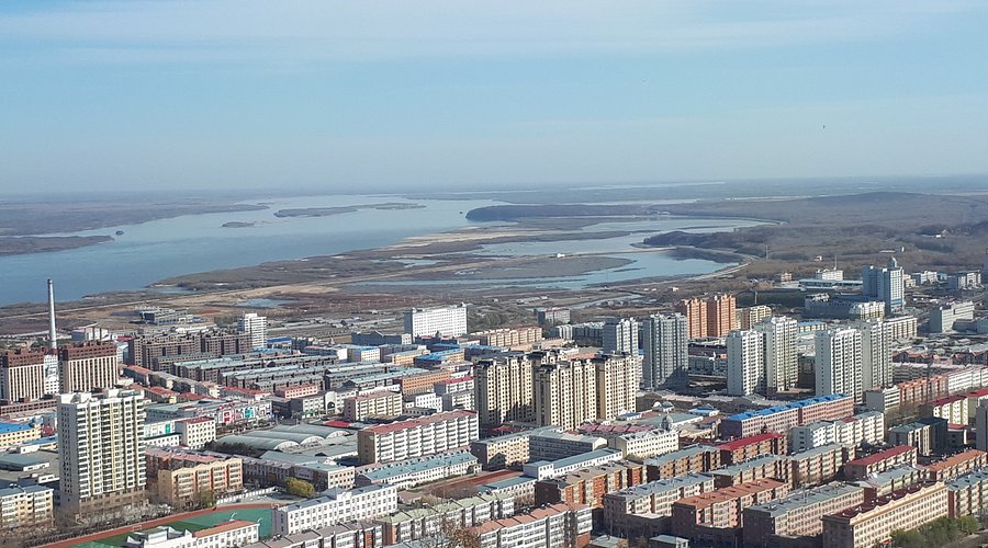 A scenic view of Jiamusi Mangjita Zhan Gucheng