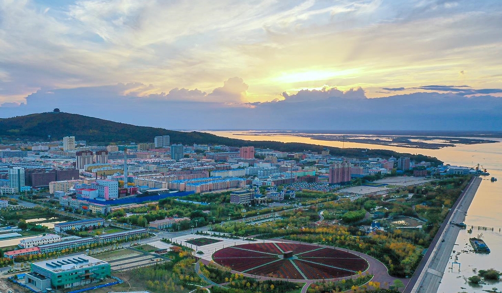A scenic view of Jiamusi Mangjita Zhan Gucheng