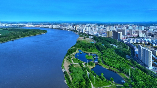 A scenic view of Jiamusi Sanjiang Pingyuan Hanwei Shiqi Yizhi