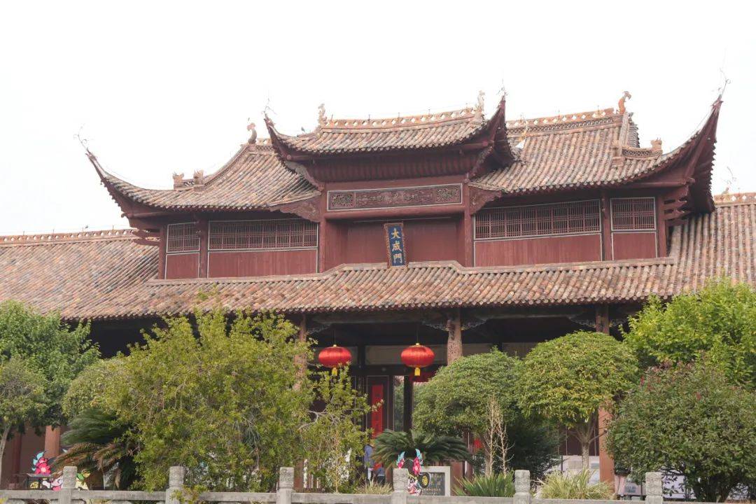 A scenic view of Jian Anfu Kongmiao