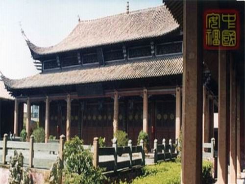 A scenic view of Jian Anfu Kongmiao