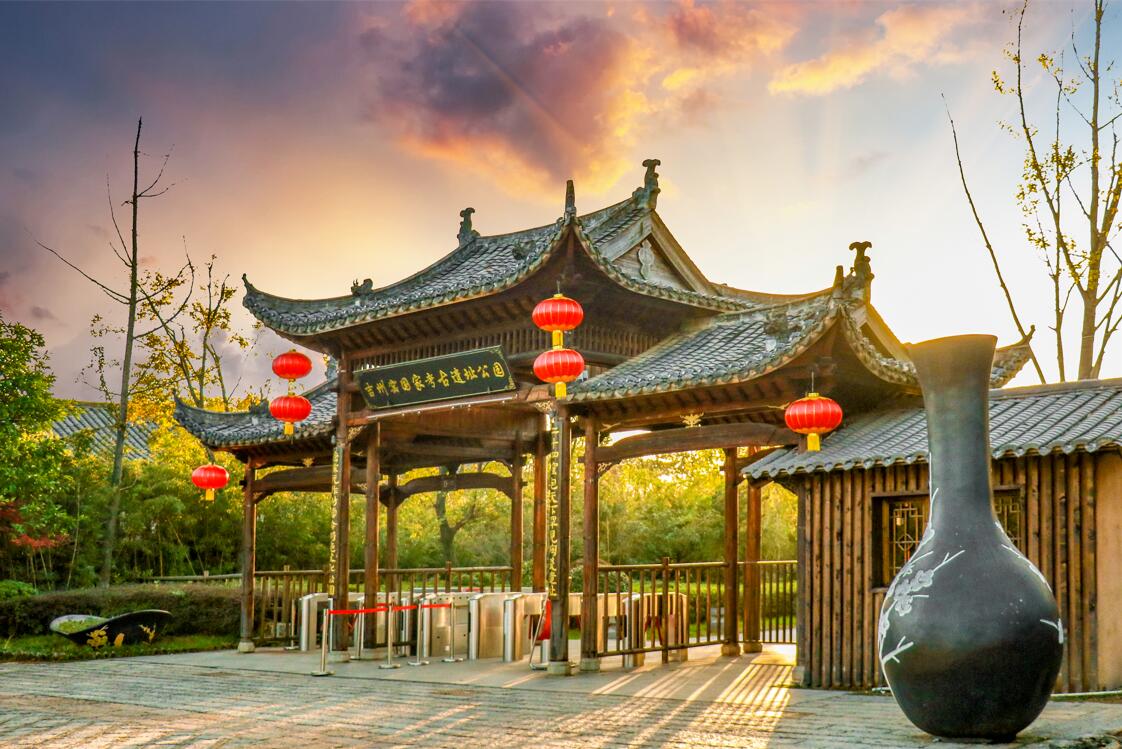 A scenic view of Jian Jizhou Yao Yizhi