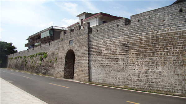A scenic view of Jian Wanan Chengqiang
