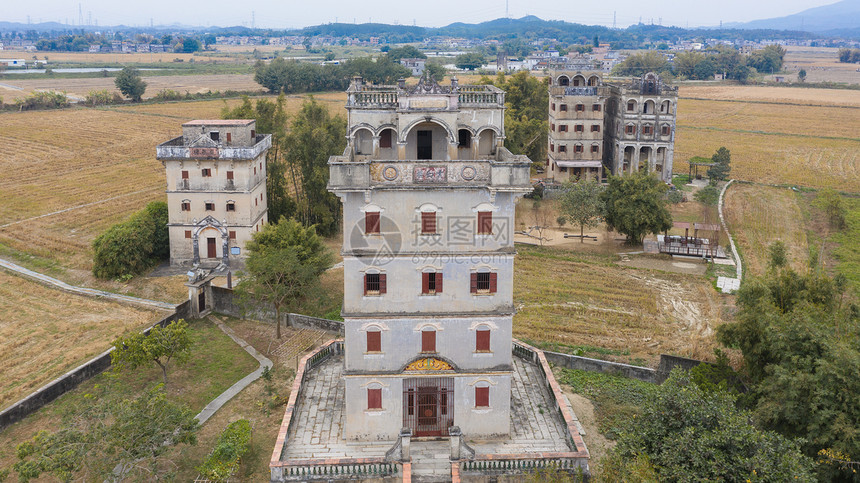 A scenic view of Jiangmen Kaiping Diaolou