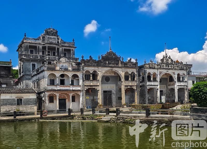 A scenic view of Jiangmen Kaiping Diaolou