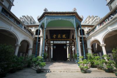 A scenic view of Jiangmen Kaiping Fengcaitang