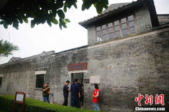 A scenic view of Jiangmen Liangqichao Guju