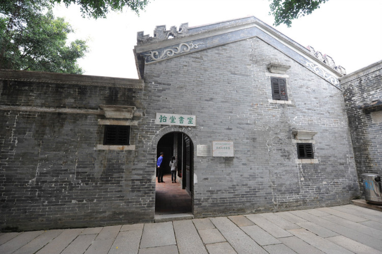 A scenic view of Jiangmen Liangqichao Guju