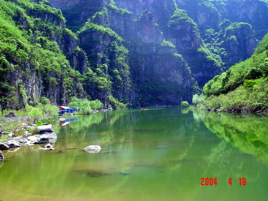 A scenic view of Jiaozuo Qingtianhemoya