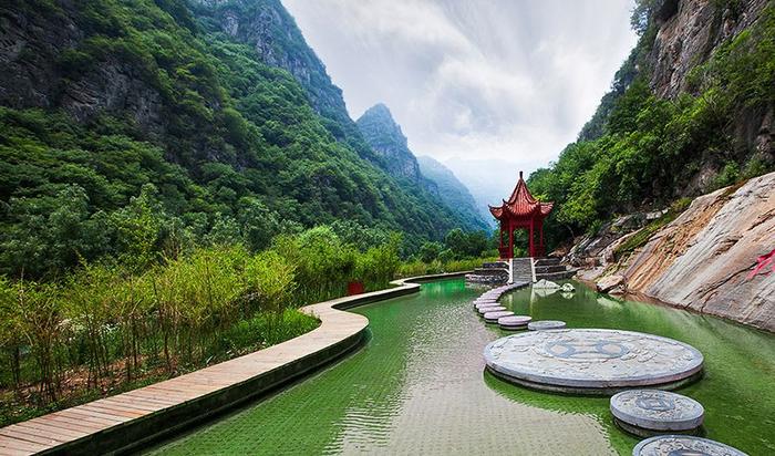 A scenic view of Jiaozuo Qingtianhemoya