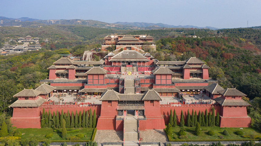A scenic view of Jiaozuo Xianshengwangmiao