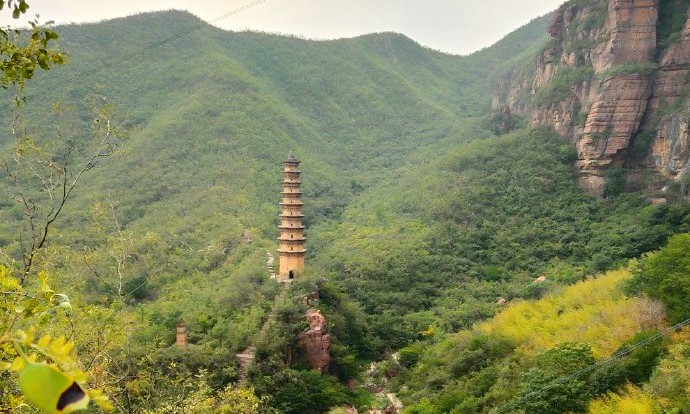 A scenic view of Jiaozuo Xijinchengyizhi