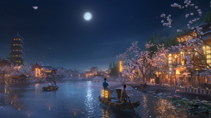 A scenic view of Jiaxing Changan Huaxiangshi Mu
