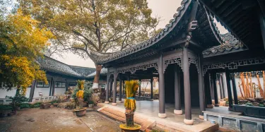 A scenic view of Jiaxing Chengelao Zhai