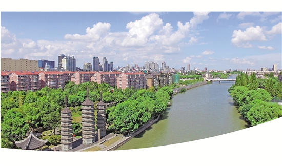 A scenic view of Jiaxing Dayunhe