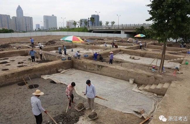 A scenic view of Jiaxing Luojiajiao Yizhi